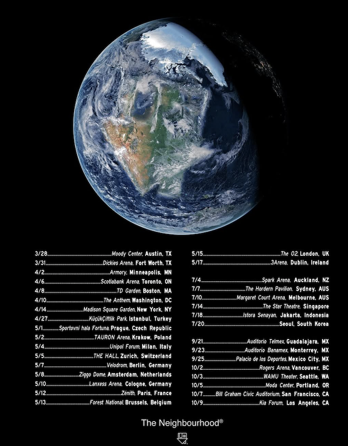 The Neighbourhood, tour 2026 /